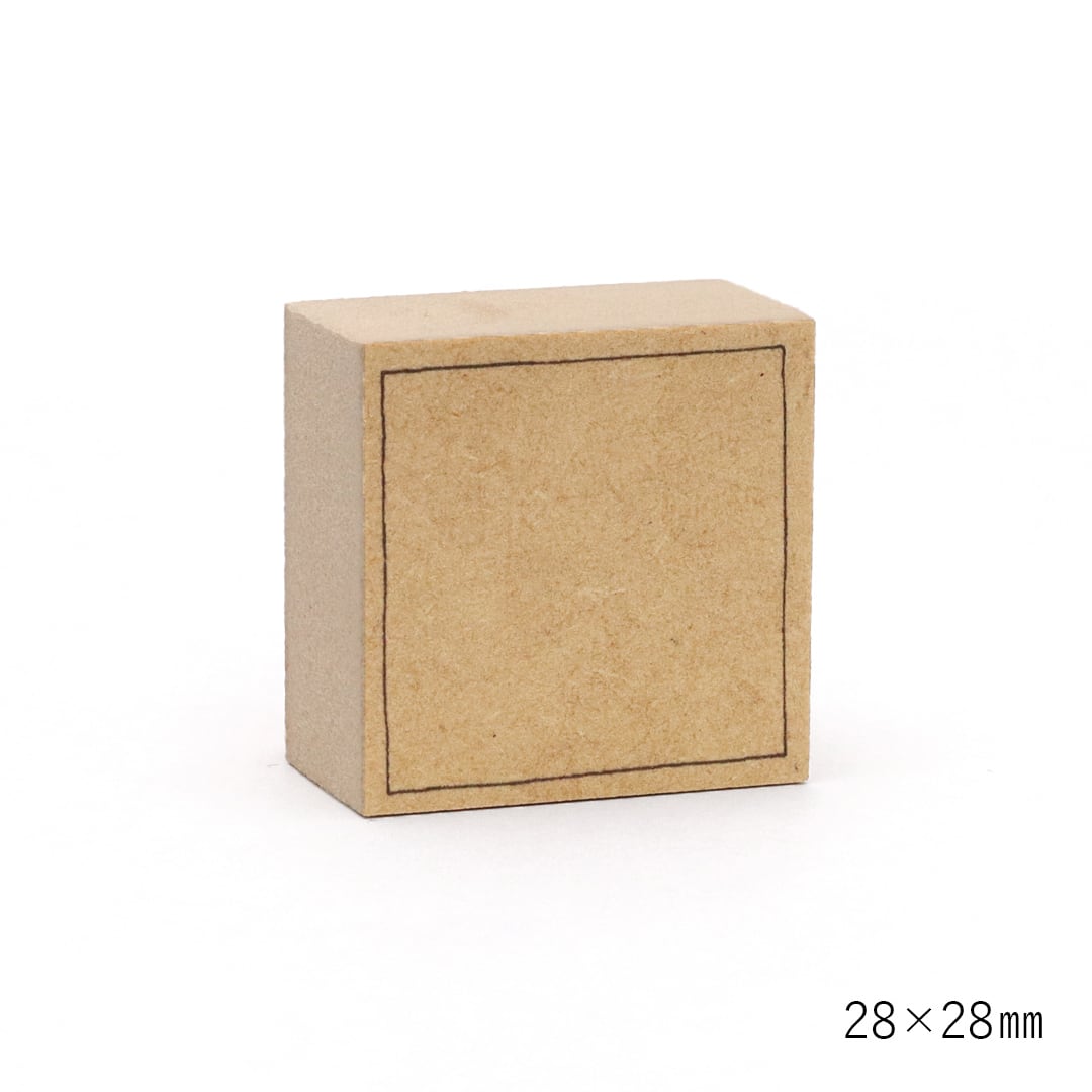 枠だけはんこ 28×28㎜ | ufu marché ONLINE