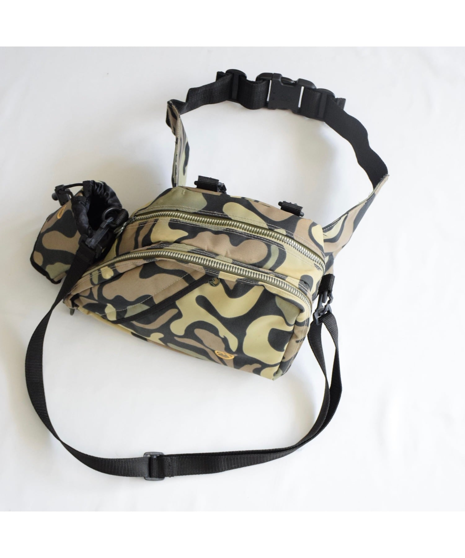 90's MAHARISHI “忍者タグ“3WAYカモフラージュバッグ カーキ マハリシ