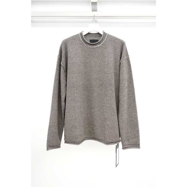 [The Viridi-anne] (ザヴィリディアン) VI-3727-07 7G PO SWEATER (GRAY)