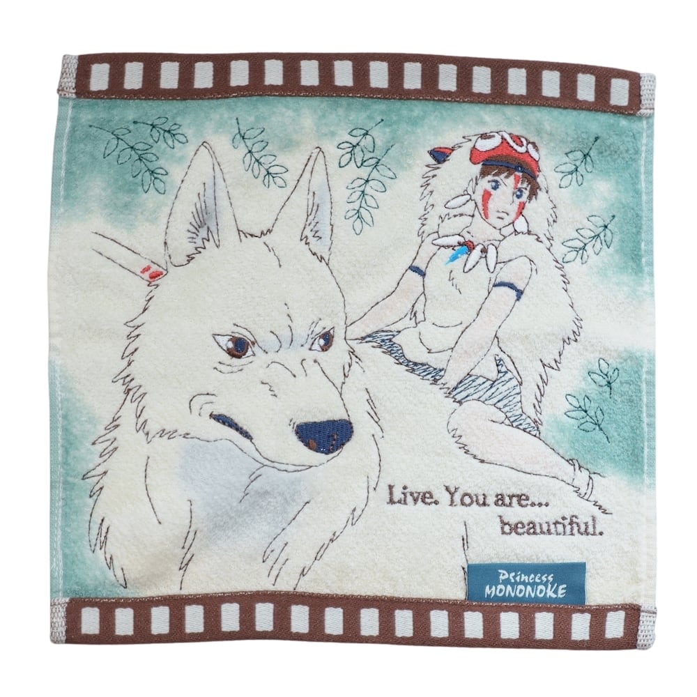 もののけ姫 ミニタオル フィルムサン（8310） | すすのこ商店｜ジブリ