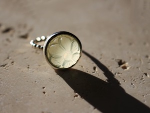 flower ring lemon quartz  (レモンクォーツ)