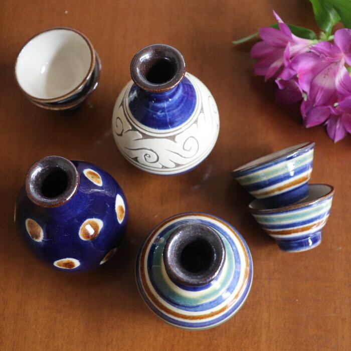やちむん 常秀工房 徳利 1合 Yachimun Sake bottle #232 | 和食器のお