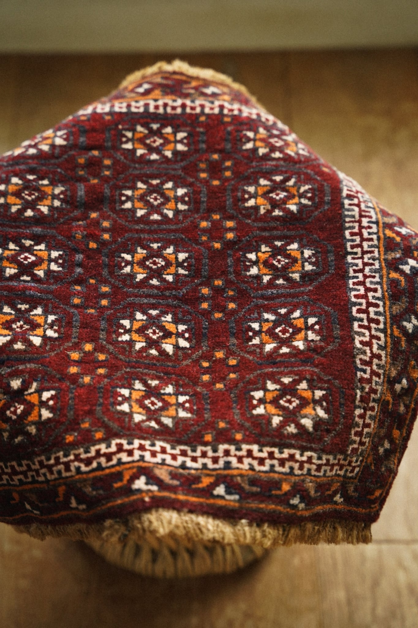 2418-Vintage Turkmen Ali Khoja rug