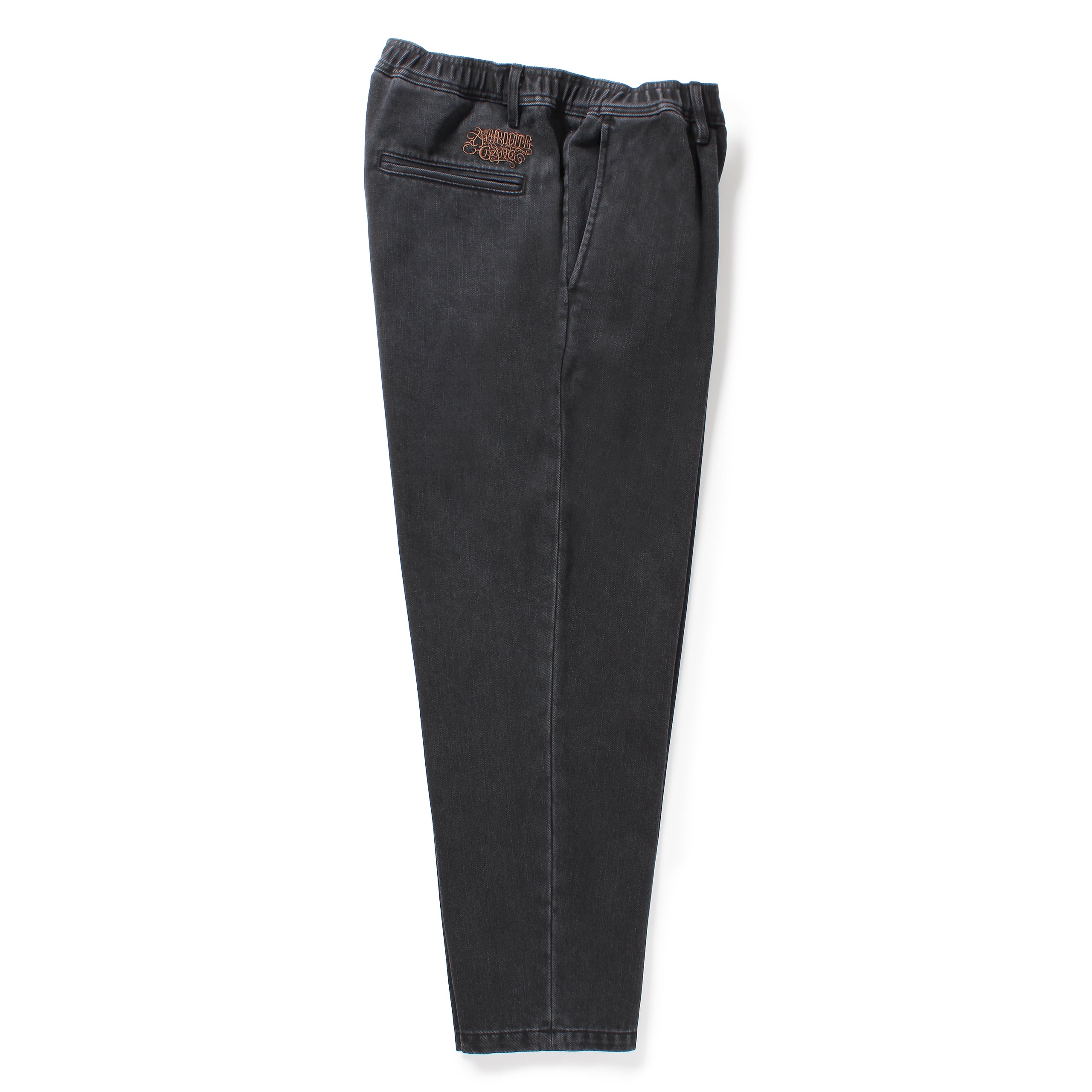 WASHED DENIM EASY TROUSERS | APHRODITEGANG HOLDINGS