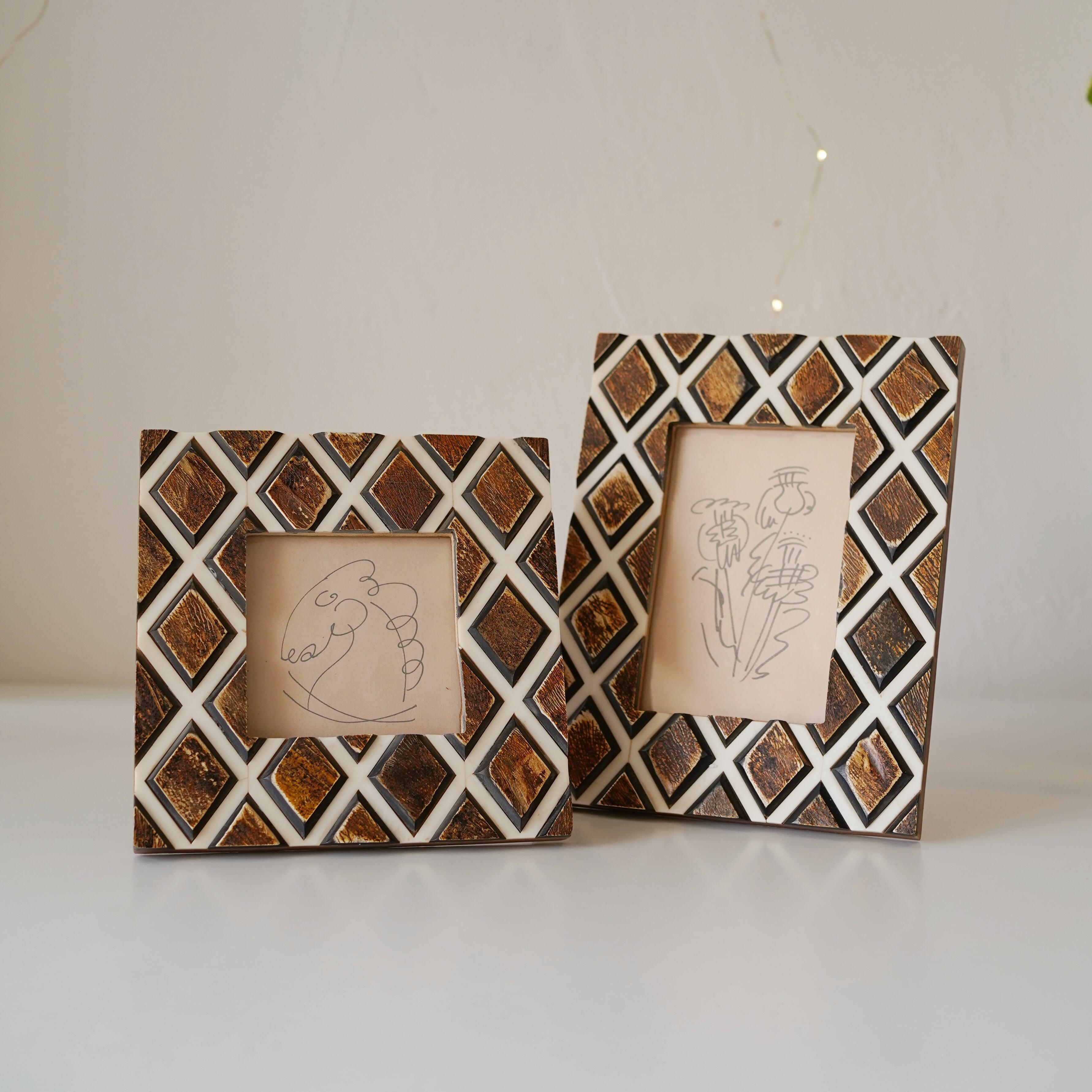 ホーン&レジンフォトフレーム L