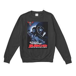 2pacjuice.Crewneck sweat (black/white)