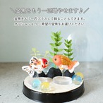 ◌金魚の涼飾り◌ アズマニシキ(東錦)　和紙アクアリウム／和紙インテリア