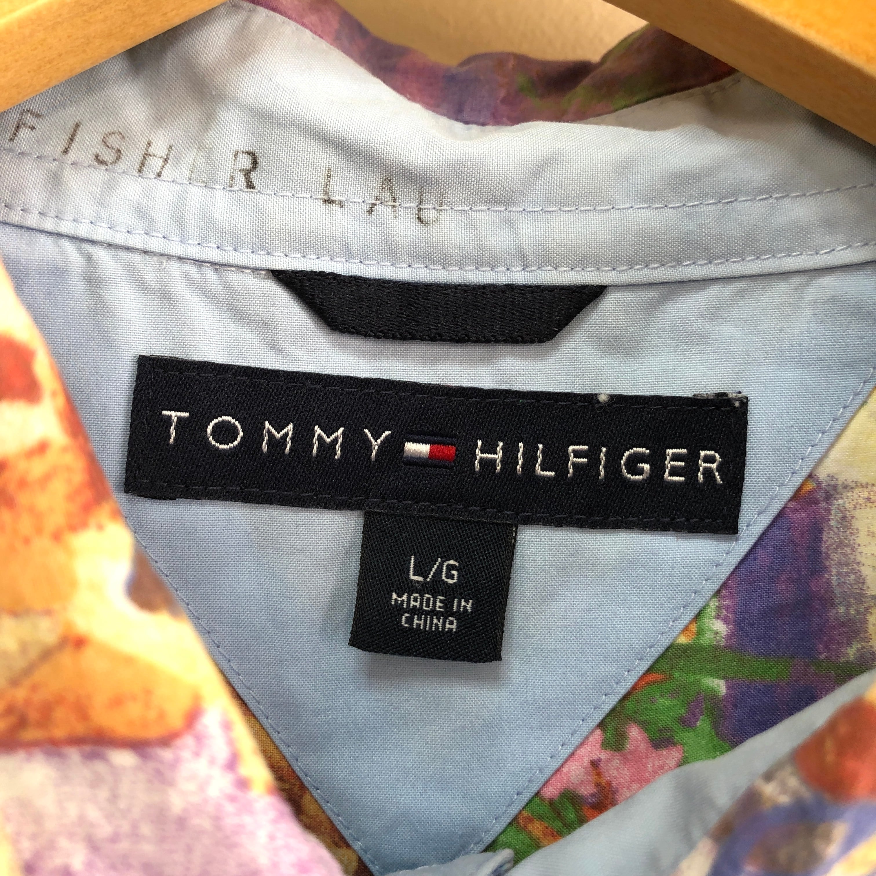 トミーヒルフィガー イタリア 地中海 リヴィエラ 総柄 半袖シャツ 柄