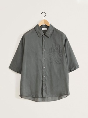 LEMAIRE　DOUBLE POCKET SS SHIRT　ASPHALT　SH1079 LF1202