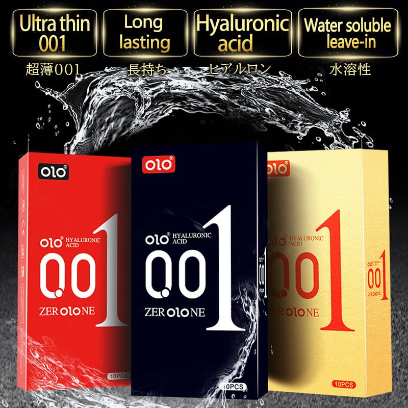 OLOコンドーム0.01mm 250個 人気OLO コンドーム 0.01mm 30個セット（1パック10個*3）販売