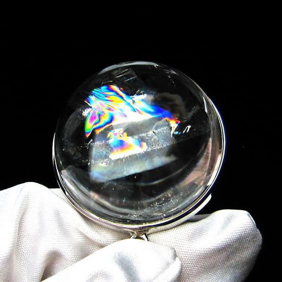 アイリスクォーツ ペンダント 虹入り 水晶 ペンダント  おまかせ便 112-6090