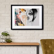 Compassion ｜抽象アート 思いやりと共感を描いたラグジュアリーポスター｜モダンインテリアに馴染む壁掛けアート｜北欧テイスト｜リビング寝室玄関にもおすすめ｜日本製ポスター｜ギフトにも最適A4ポスター