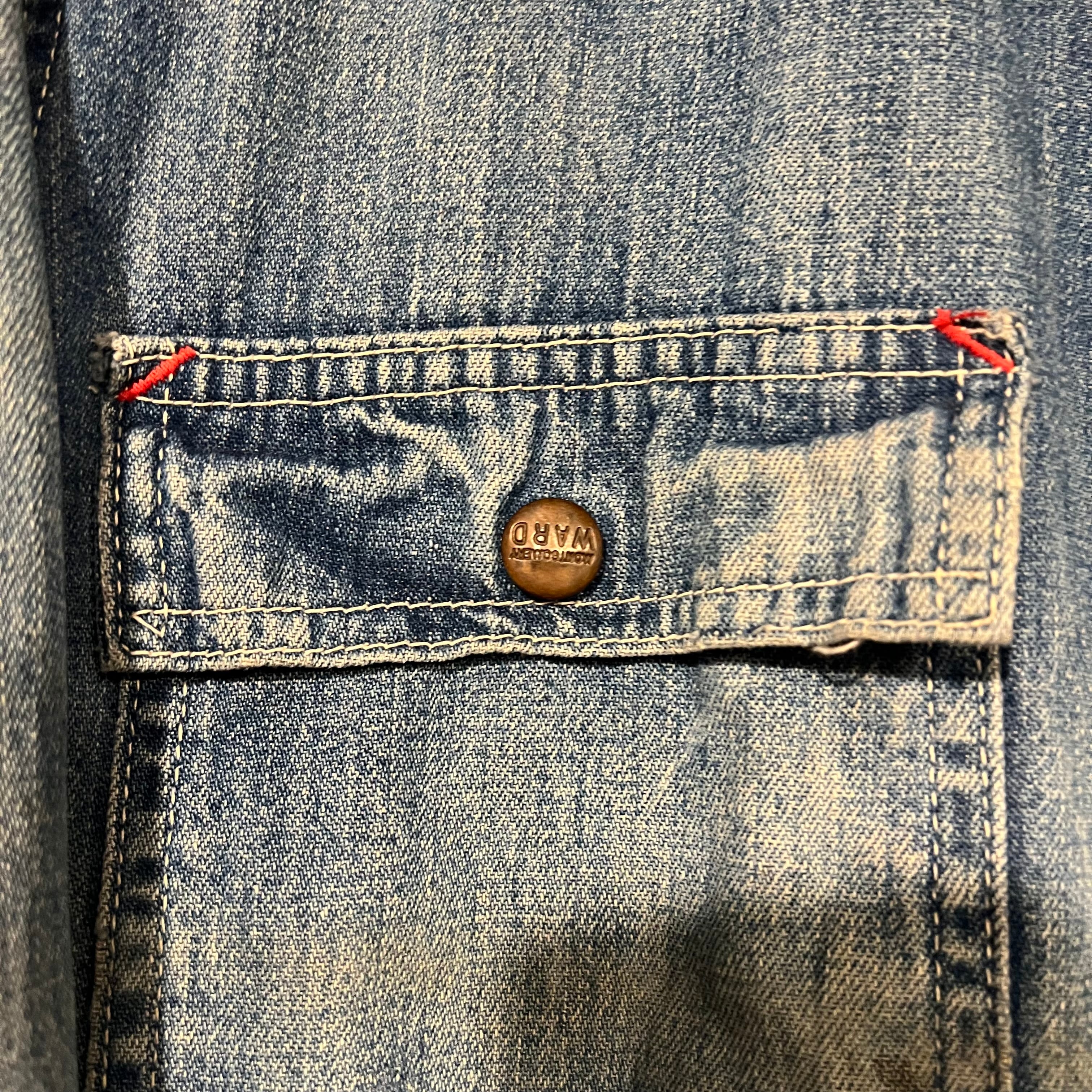 70s USA製 Montgomery Ward モンゴメリーワード デニム カバーオール