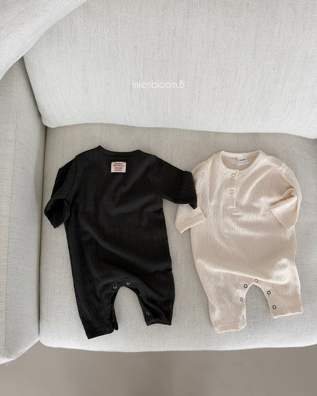 送料無料【予約】mienbloomB/Baby Cable Knit Romper
