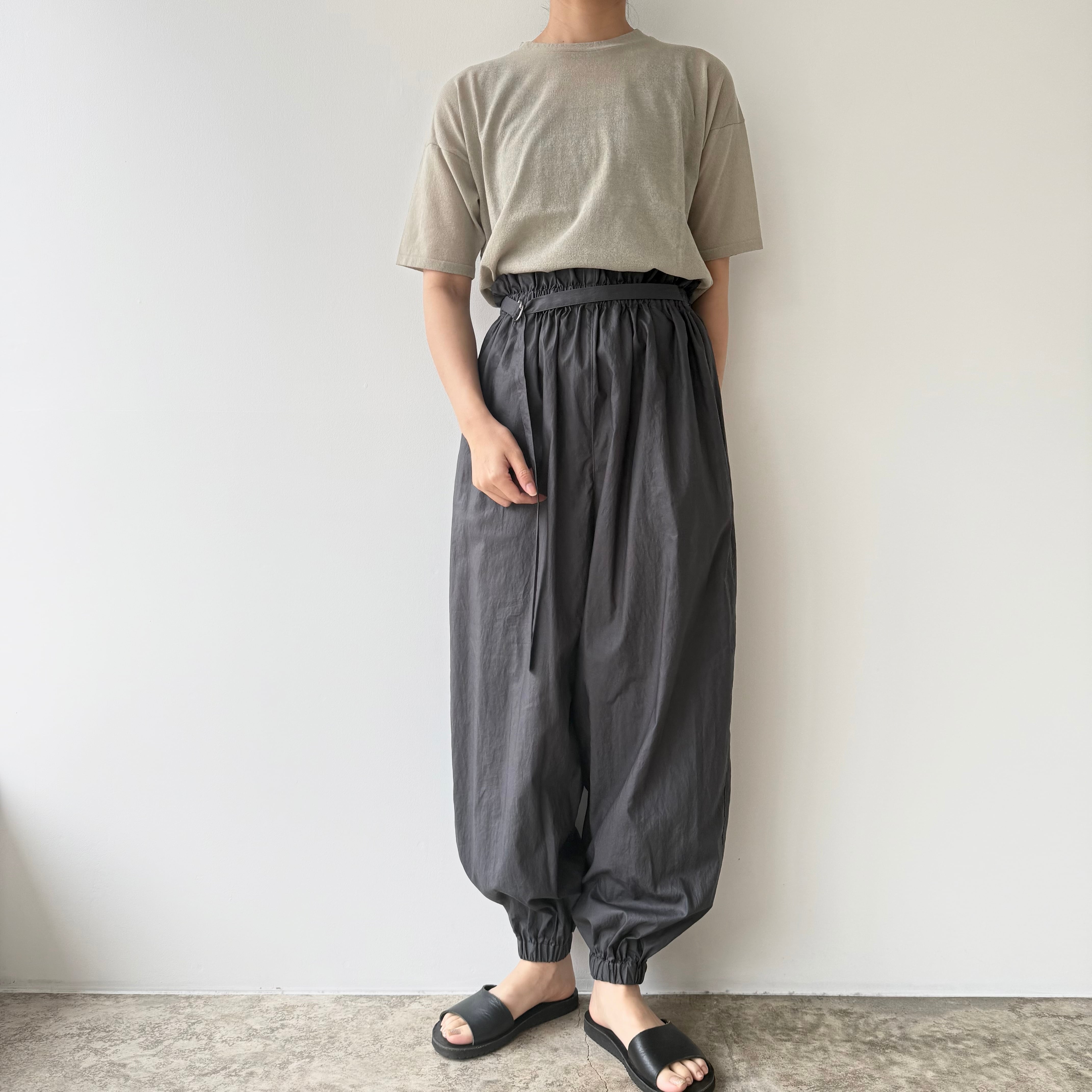 TENNE HANDCRAFTED MODERN ビッグポケットキュロット　⑤ TENNE HANDCRAFTED MODERN big pocket culottes(ブラック) - BAZAAR by