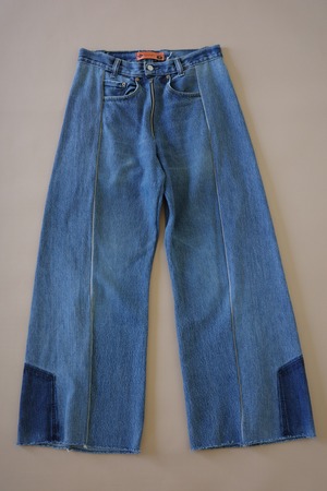 RehersalL W flare denim pants L