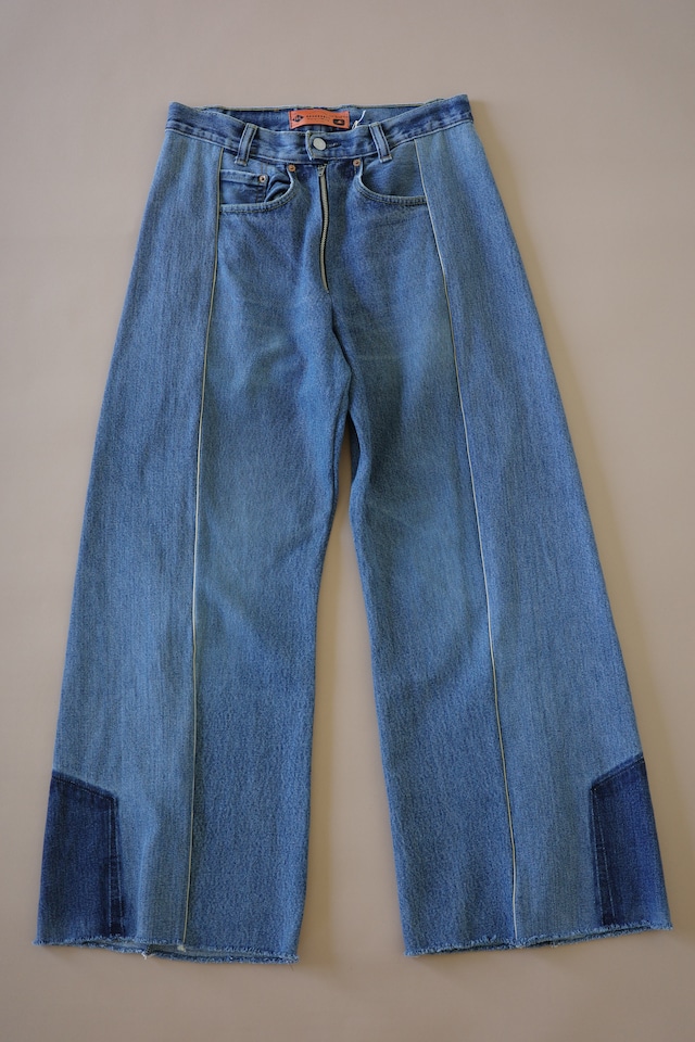 RehersalL W flare denim pants L