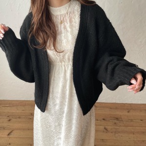 mochi " mote " cardigan（ black cat ）