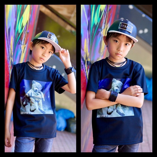 ZEBEAR T-SHIRT (ADULT: BLACK