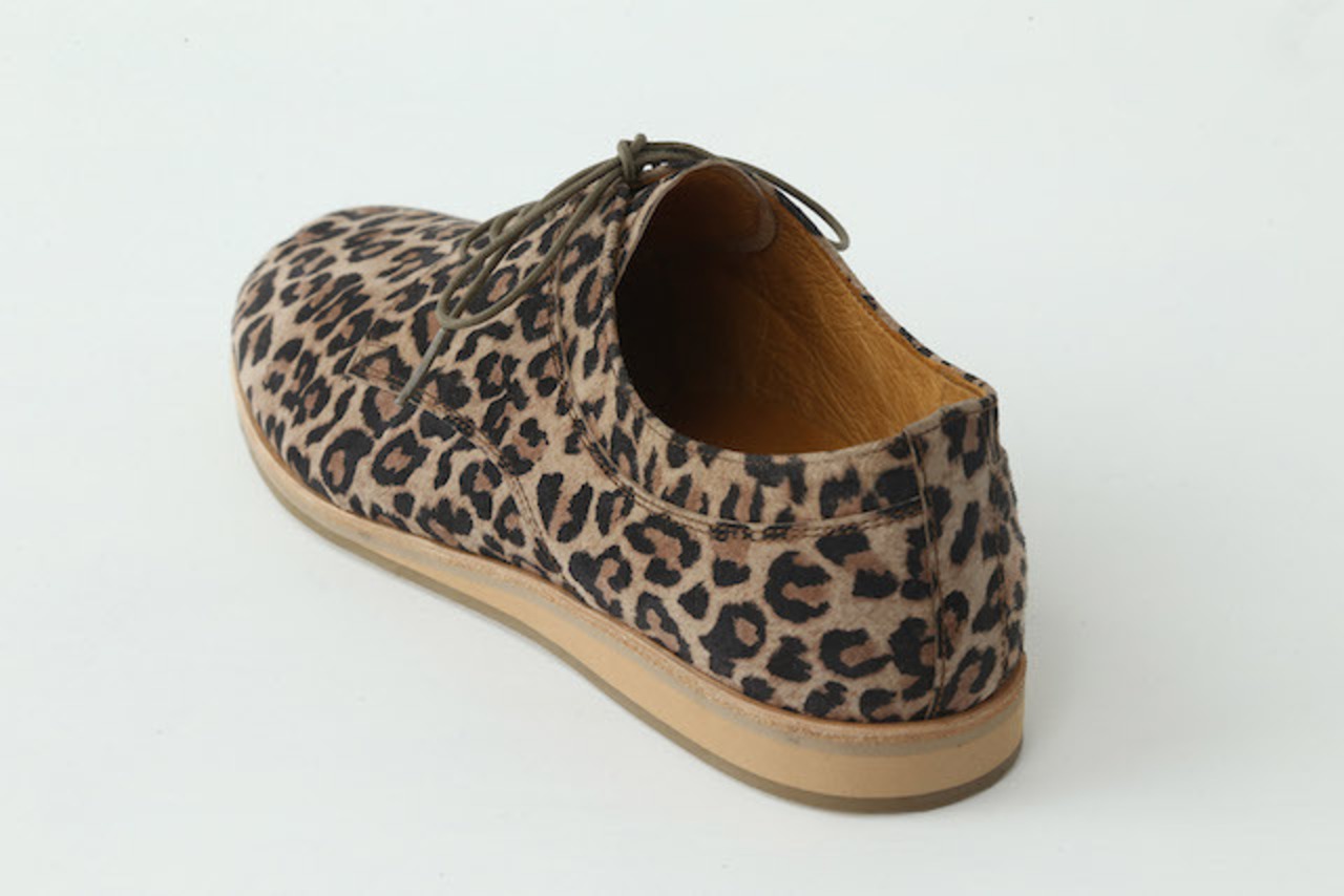 LAYERED BLUCHER (LEOPARD)