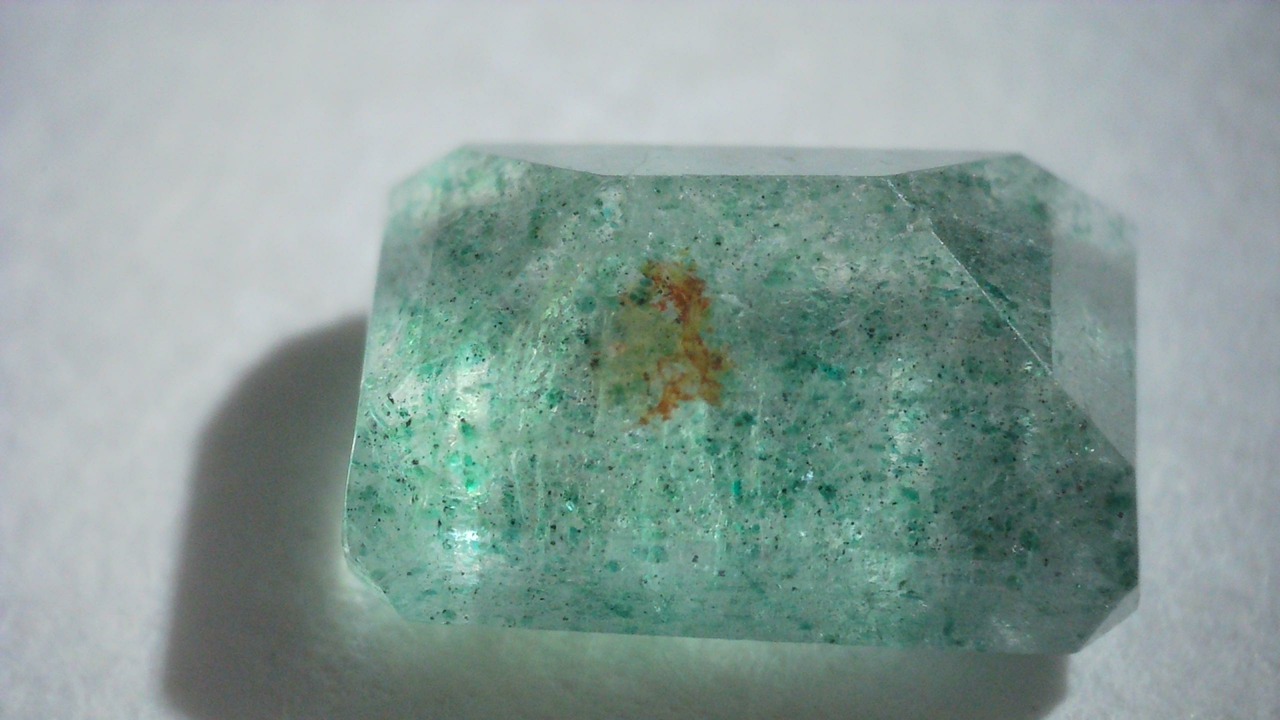 グリーンストロベリークォーツ（アベンチュリン）　約1.1ct　[C13‐751]