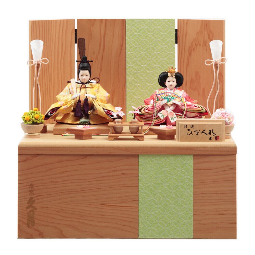 雛人形｜久月 銘木シリーズ 松｜ 松の木｜収納タイプ｜インテリア