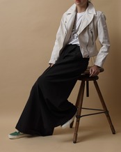 1990's Alaia / Lace Up Riders Jacket