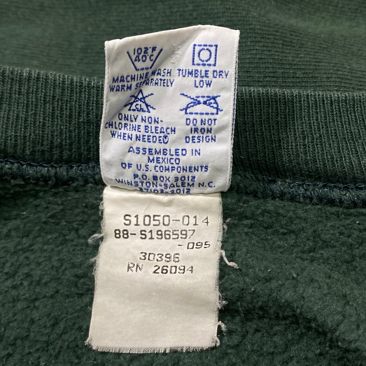 90年代 メキシコ製 刺繍タグ Champion チャンピオン REVERSE WEAVE 