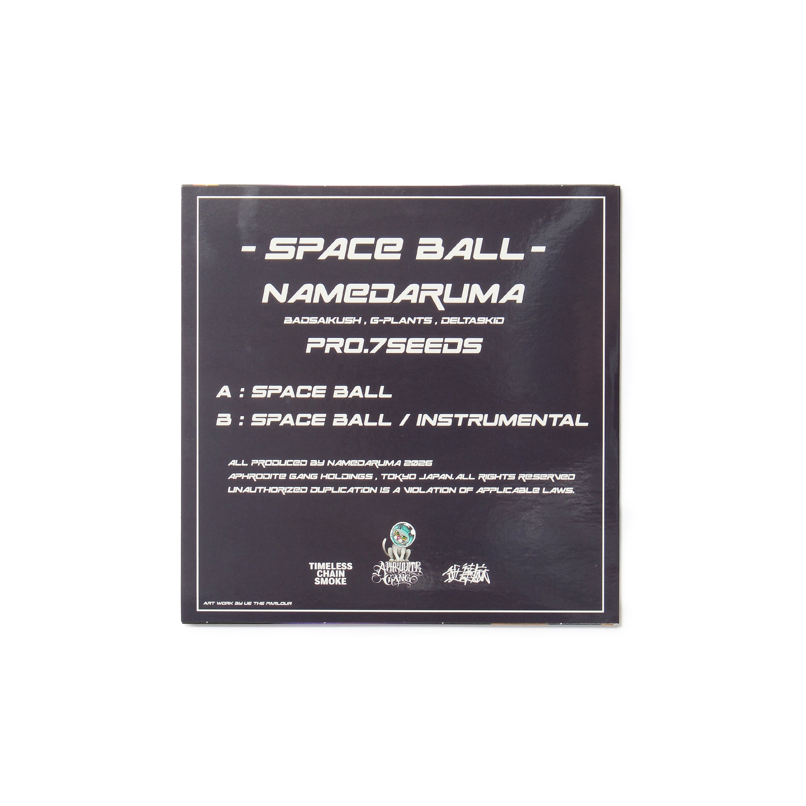 SPACE BALL - 7inch RECORD - / 舐達麻 & S/S TEE (TYPE-1