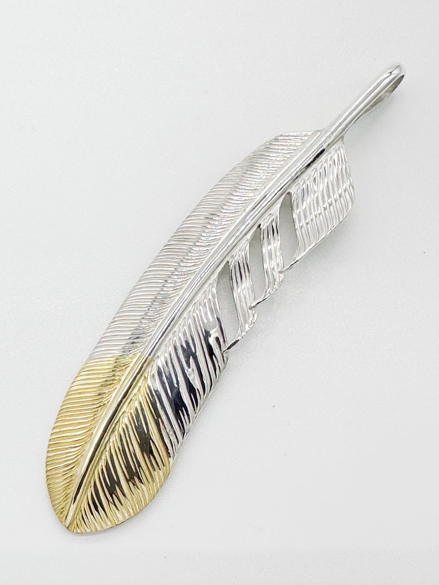 THE SUN All K18/先銀 L size Feather L | Good Wednesday