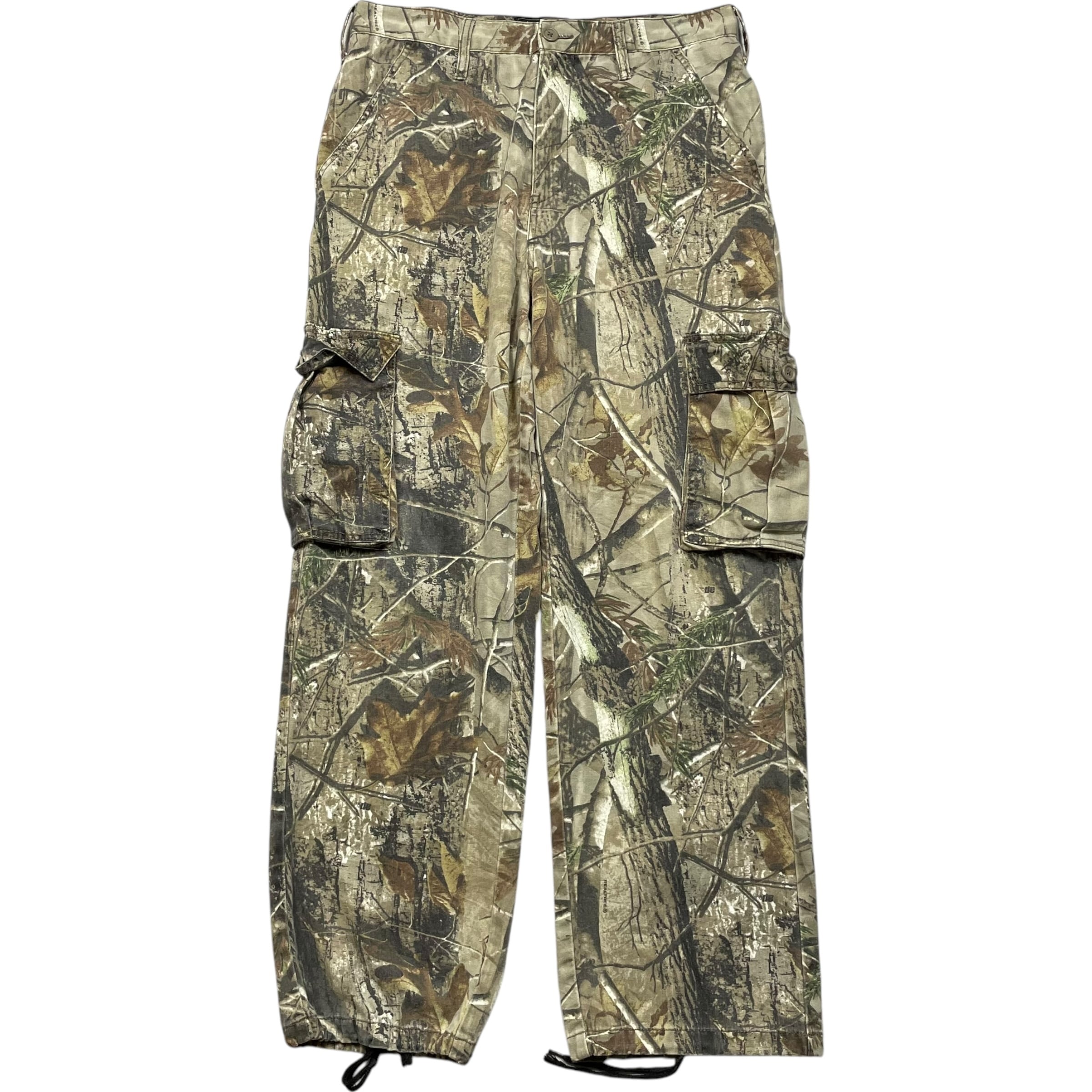 《実寸 W34 L30》REALTREE リアルツリーパンツ カーゴパンツ ドローコード no.5959