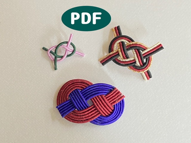 ＜PDF＞初めての人でも結べる水引抱きあわじ結び <PDF>How to tie mizuhiki DAKIAWAJI knot