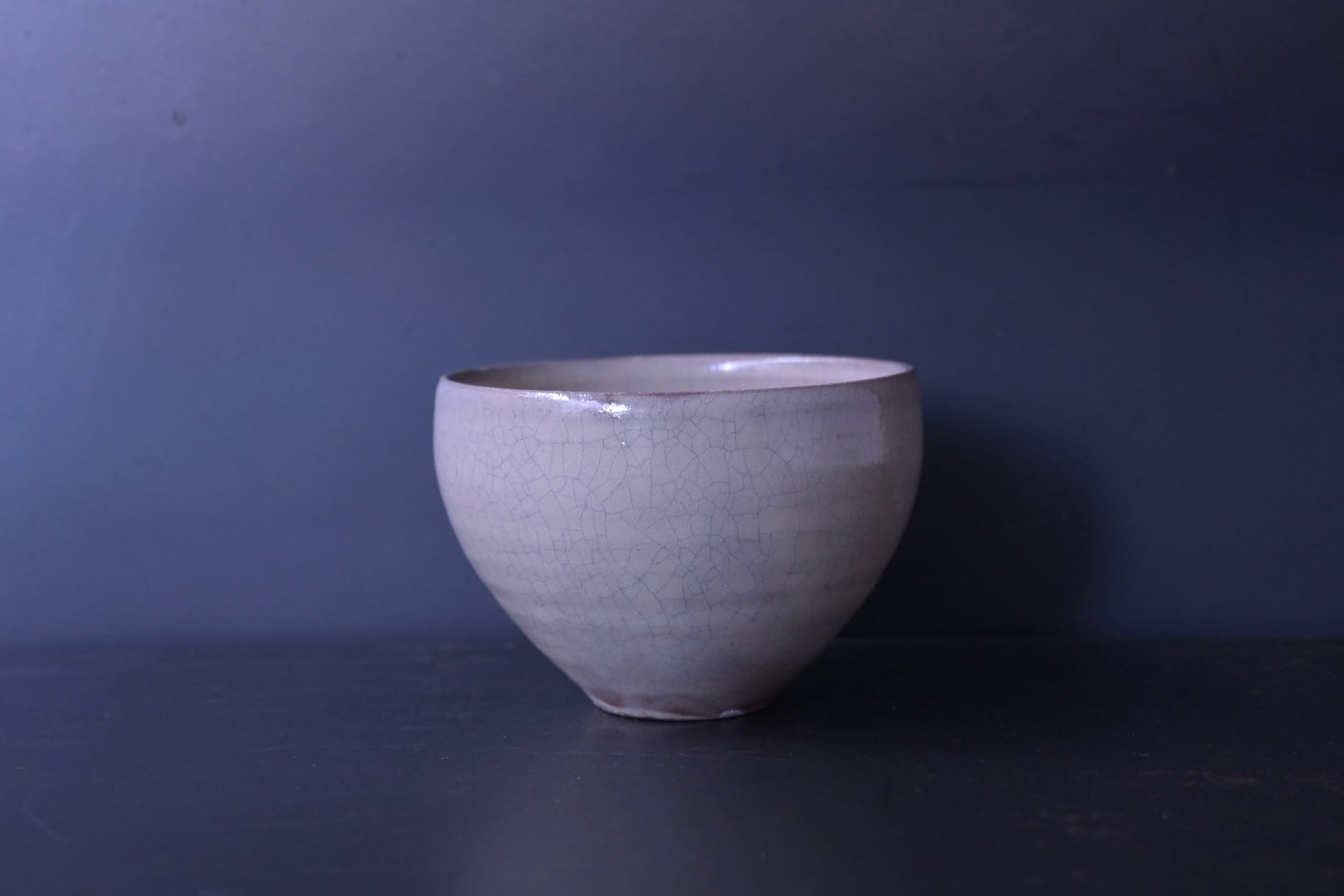 荒賀文成 ヒビ粉引ゆのみ