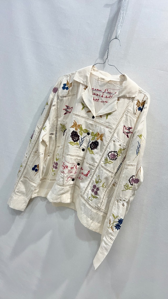 【TODAYFUL】Embroidery Patchwork Shirts（要お問い合わせ）
