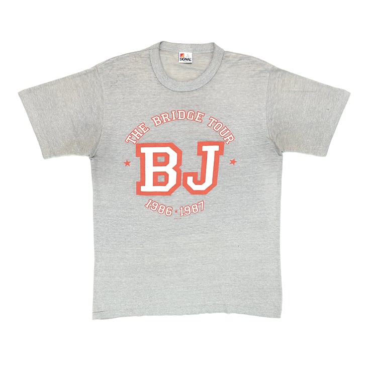 '86-87 BILLY JOEL ビリージョエル THE BRIDGE TOUR ヴィンテージTシャツ 【L】 @AAA1537