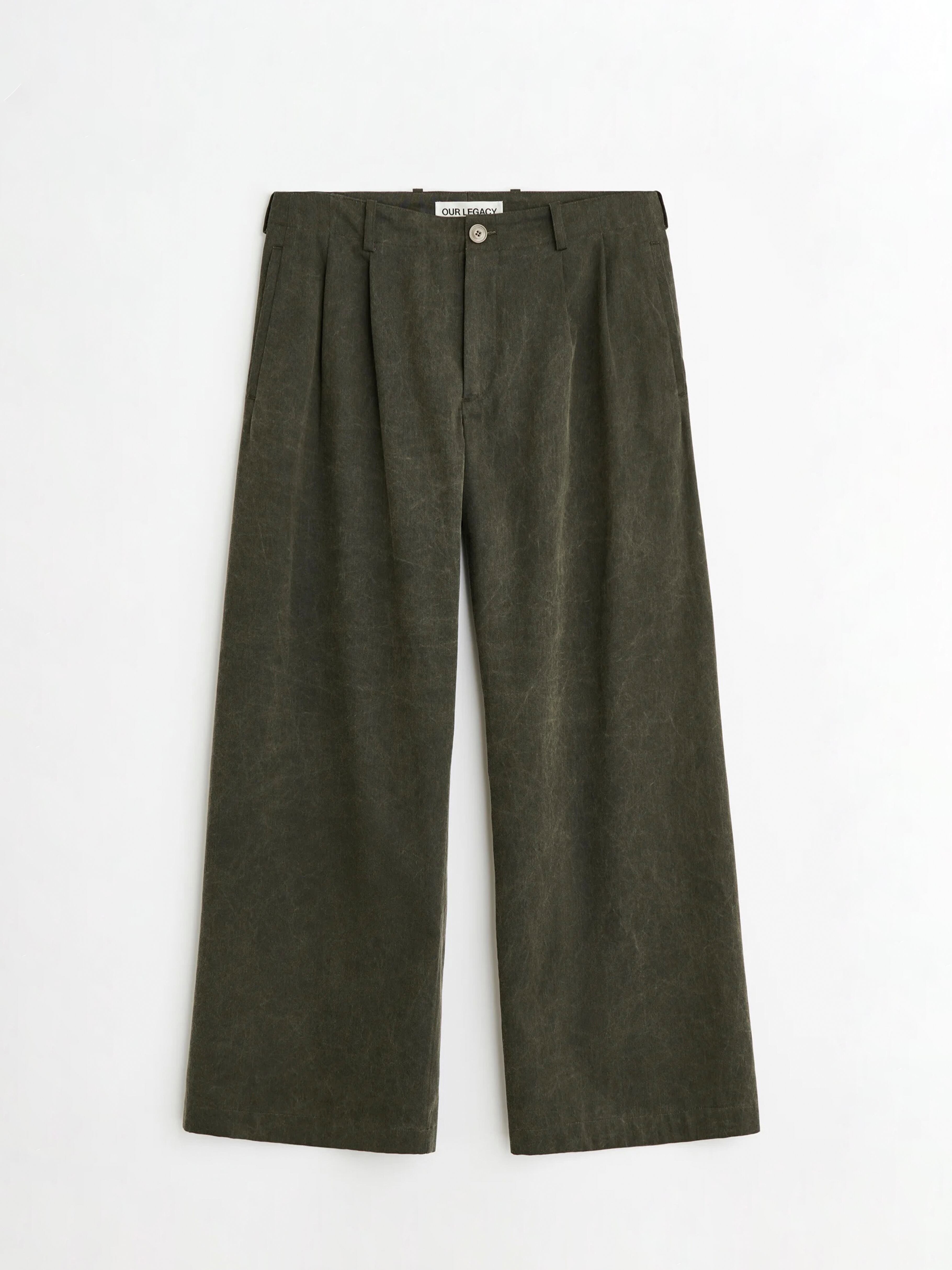 OUR LEGACY BRIDGE CHINO Antique Mudd Coated Sateen M2264BAM | BEST