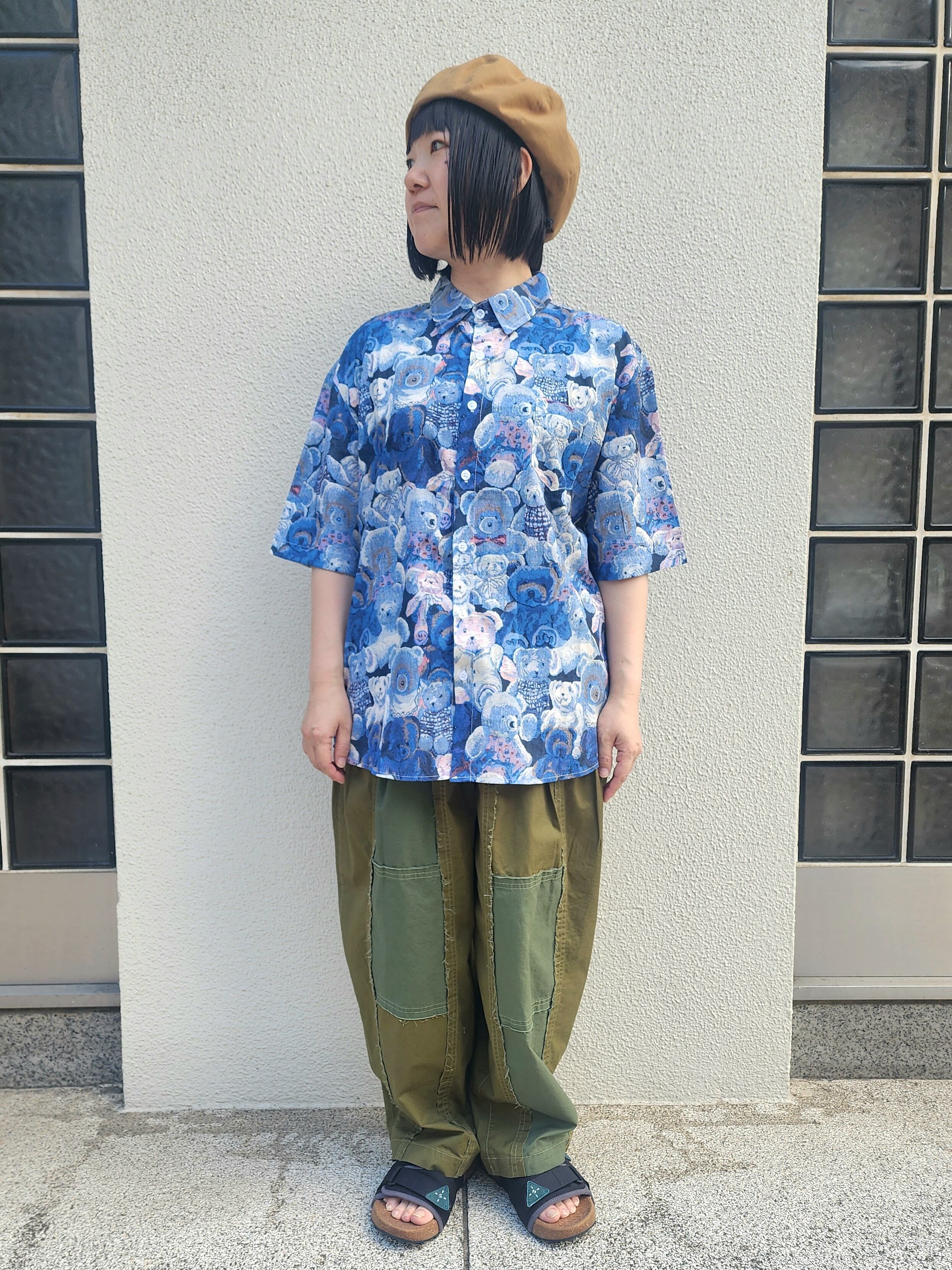 テディベア柄シャツ | ワンダフル商会