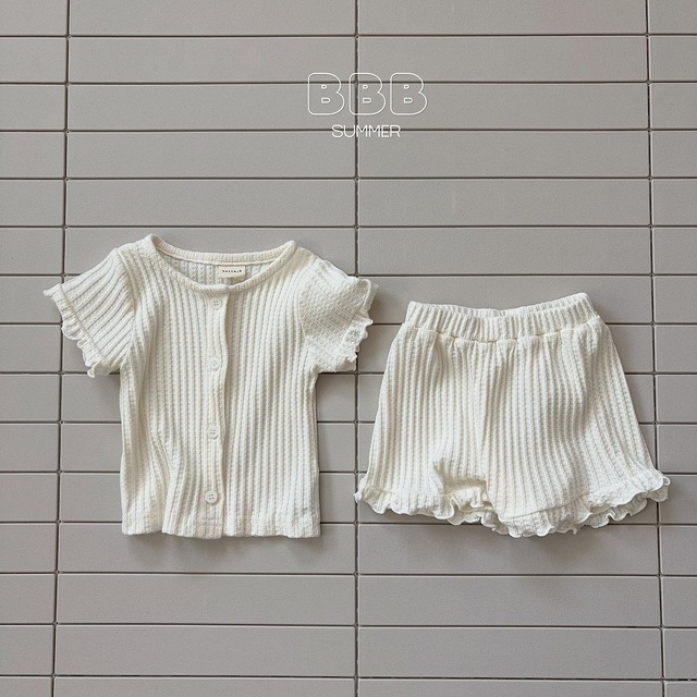《予約》送料無料【Bella bambina】Frill Cardigan