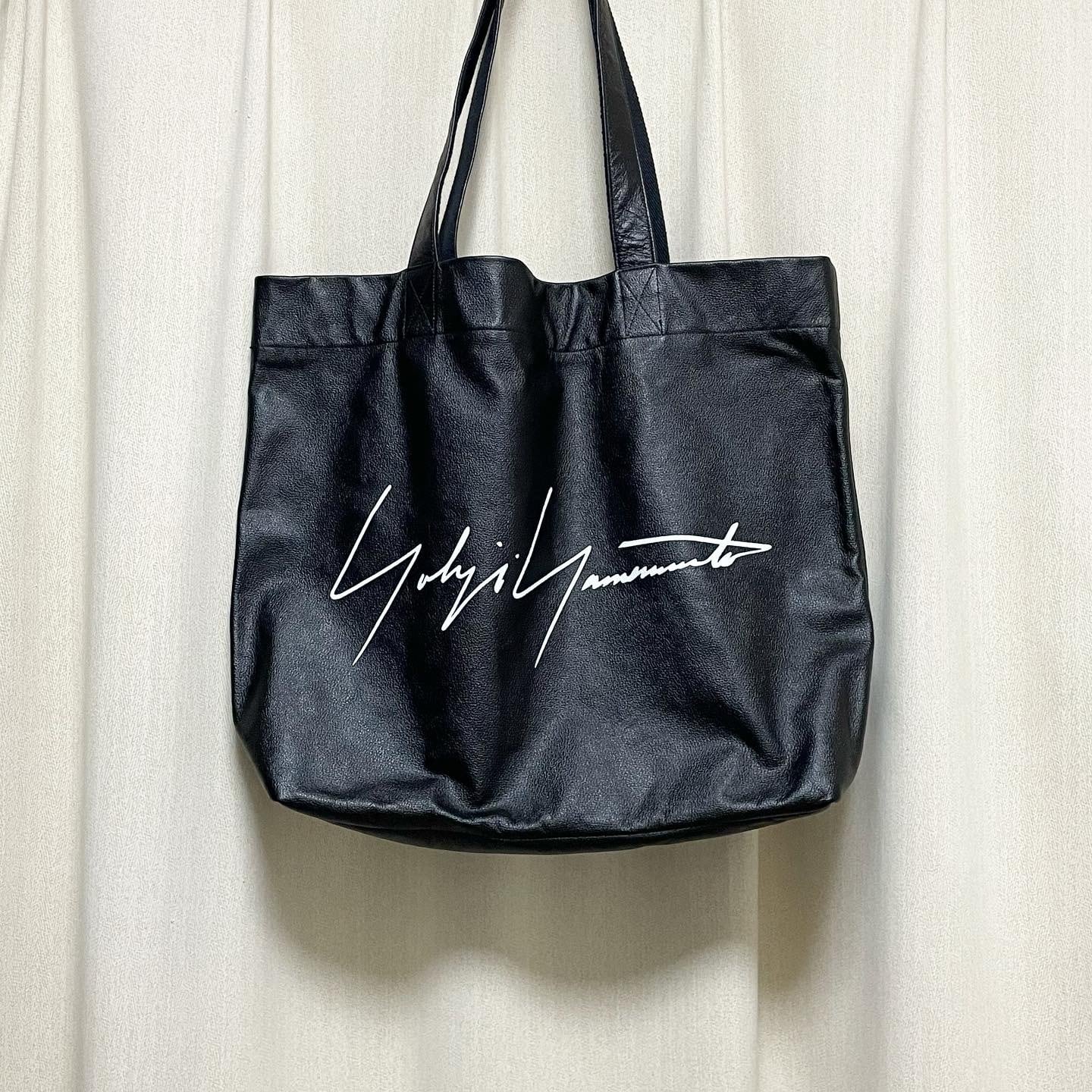 青山店限定品 yohji yamamoto ヨウジヤマモト レザートートバッグ