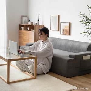 2点セット 3人掛け 圧縮ソファ+オットマン 幅170cm