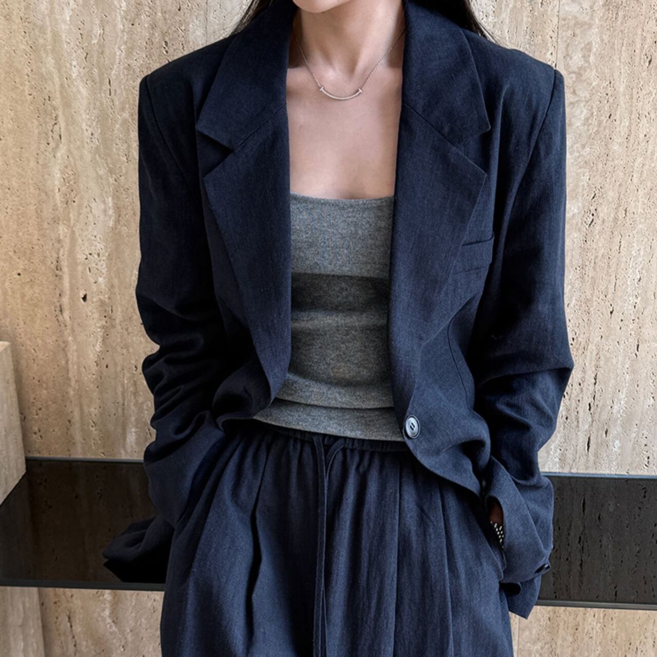 セットアップライトジャケット a0419