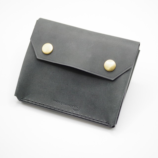 シンプル財布　ブラック