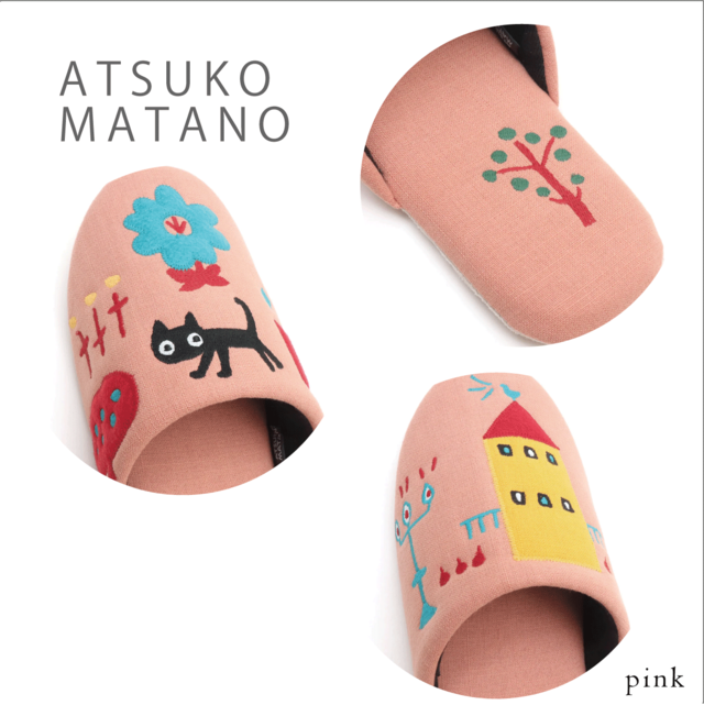 【ATSUKO MATANO（マタノアツコ）】スリッパ「私の街」