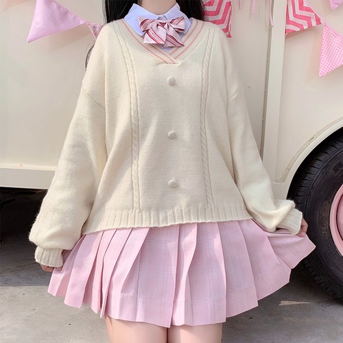 ✞ ♡Vネックセーター ウィンターニットトップス ロング スウィート 冬物 ✞ゴスロリ SM ミリ 甘ロリ クラロリ 和ロリ エレガント 黒ロリ 姫ロリ 華ロリ BB-BB57245807375