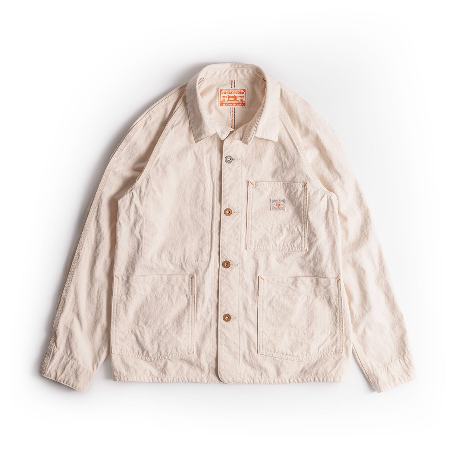 SEUVAS 11号帆布カバーオール S オフホワイト Ordinary fits（オーディナリーフィッツ）の「【unisex】SEUVAS