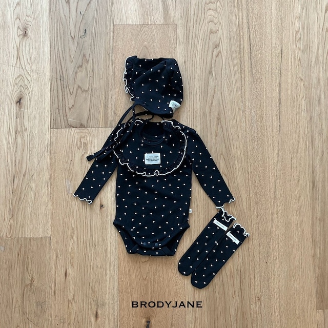 【取寄】brodyjane|lovey long sleeve bodysuit|ラビーロングスリーブボディスーツ|S-M|baby|26 autumn