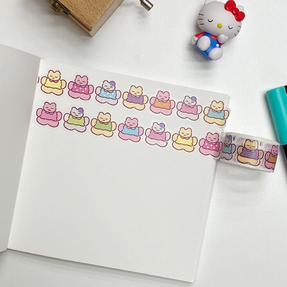 hu 新作 kawaii PETテープ 5種 マステ シール 動物いろいろテープ マスキングテープ かわいい 可愛い マステ