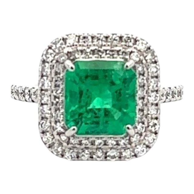 PT900 1.95ct ｴﾒﾗﾙﾄﾞ ﾘﾝｸﾞ