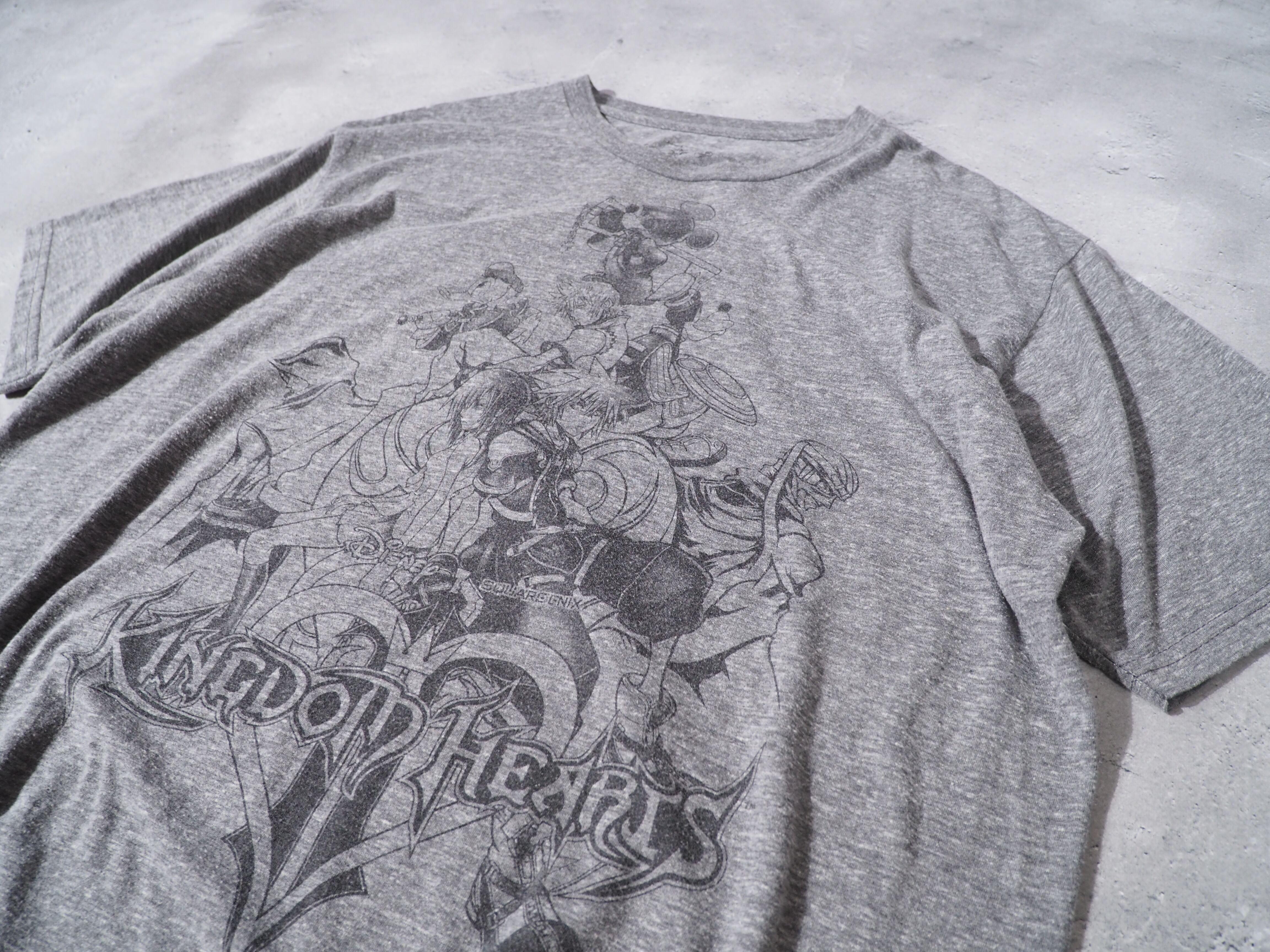 Kingdom hearts all star printed loose silhouette tee