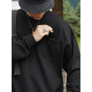 Line seam crewneck sweatshirt 1066